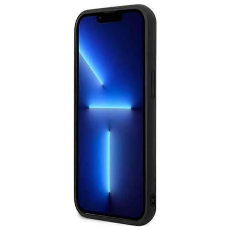 Karl Lagerfeld Ikonik 3D Karl & Choupette - pouzdro na iPhone 13 (černé)