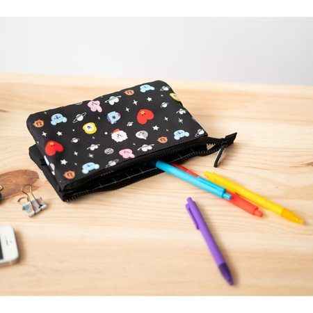 Line Friends BT21 - Trousse à crayons / vanity case avec compartiments