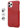 Crong Neat Cover - PU Leather Case for iPhone 11 Pro (red)