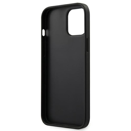 Karl Lagerfeld Saffiano Karl & Choupette Heads - iPhone 12 Pro Max Tasche (schwarz)