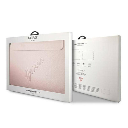 Guess Saffiano Script Computer Sleeve - Notebook case 13 (pink)