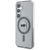 Karl Lagerfeld Button Karl Head Printed Logo MagSafe - Case for Samsung Galaxy S25 (Black)