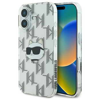 Karl Lagerfeld IML Choupette Head Electroplated - iPhone 16 Case (Transparent)