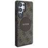 Guess 4G Round Patch Classic Logo MagSafe - tok Samsung Galaxy S25 Ultra (barna)