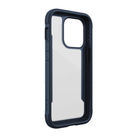 X-Doria Raptic Shield - Alumínium tok iPhone 14 Pro készülékhez (Drop-Tested 3m) (Marine Blue)