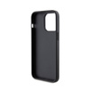 Karl Lagerfeld Saffiano Cardslot Karl & Choupette Metal Logo - Coque iPhone 15 Pro Max (noir)