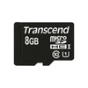 Transcend Memory MicroSDHC - Karta pamięci 8 GB UHS-1 U1 45MB/s z adapterem