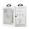 Guess 4G Big Logo Charm - pouzdro pro iPhone 11 (zlaté přívěsky)