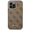 Guess 4G Metal Camera Outline Case - Tasche für iPhone 14 Pro (Braun)