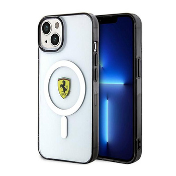 Ferrari Outline Magsafe - iPhone 14 Plus Tasche (Transparent)