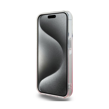 Hello Kitty IML Gradient Electrop Kitty Head - Hülle für iPhone 15 Pro (rosa)