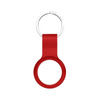 Étui PURO ICON - Porte-clés en silicone pour Apple AirTag (rouge)