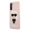Karl Lagerfeld Fullbody szilikon ikonikus - Samsung Galaxy S21 + tok (rózsaszín)