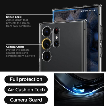 Spigen Liquid Crystal - Etui pour Samsung Galaxy S23 Ultra (Transparent)