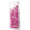 Karl Lagerfeld Glitter Liquid Floatting Charms - Coque iPhone 11 Pro Max (Floatting Charms rose)