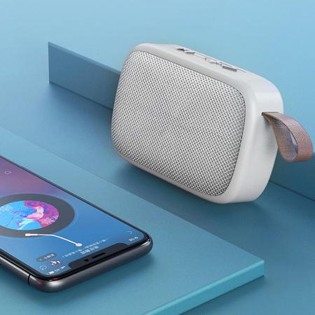 WEKOME D20 - Bluetooth V5.0 hordozható vezeték nélküli hangszóró (fehér)