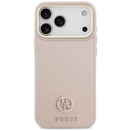 ETUI DO IPHONE 17 PRO MAX do MAGSAFE GUESS ORYGINALNE RÓŻOWE ELEGANCKIE