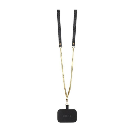 Guess Crossbody 4G Metal Logo - Coque iPhone 13 Pro Max (noir)