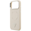 Guess Triangle Logo MagSafe - Case iPhone 17 Pro Max (Beige)