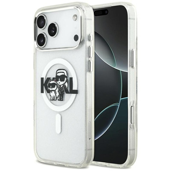 ETUI DO IPHONE 17 PRO MAX do MAGSAFE KARL LAGERFELD ORYGINALNE BEZBARWNE