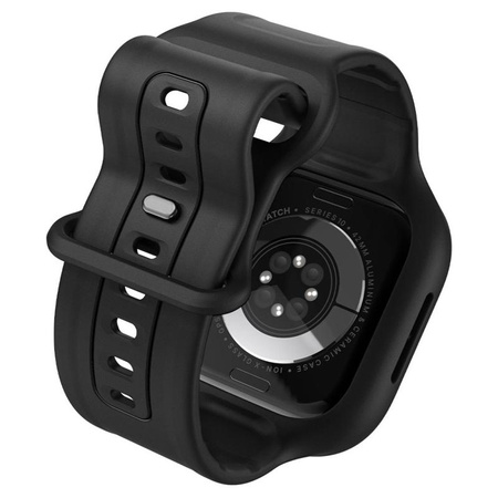 Spigen Vault Pro - Armband mit Gehäuse für Apple Watch 10 46 mm (Mattschwarz)