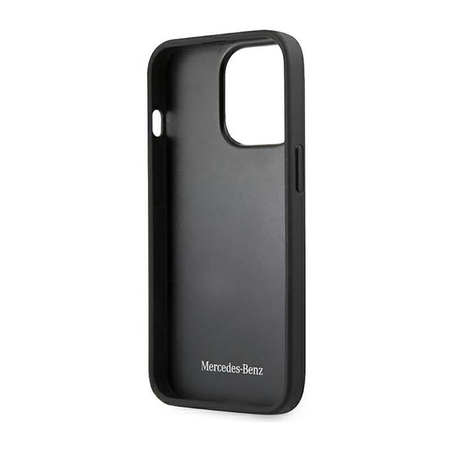 Mercedes Leder Urban Line - iPhone 14 Pro Max Tasche (schwarz)