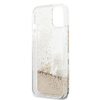 Karl Lagerfeld Liquid Glitter Karl & Choupette - Etui iPhone 13 (złoty)