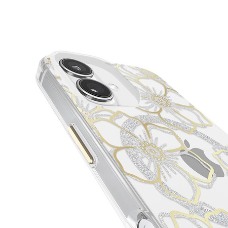Case-Mate Floral Gems MagSafe - iPhone 16 Case (Gold)