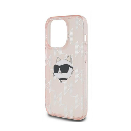Karl Lagerfeld IML Choupette Head & Monogram - iPhone 13 Pro Tasche (rosa)