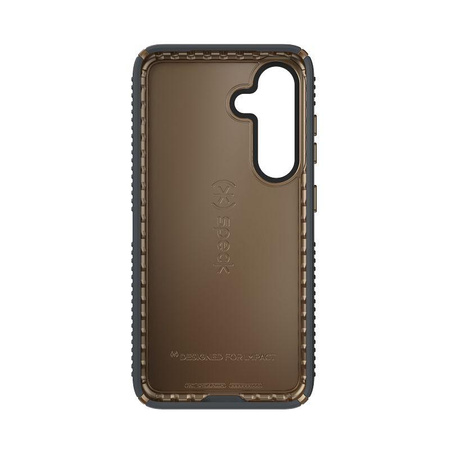 Speck Presidio2 Grip - Samsung Galaxy S24 Fall (Holzkohle Grau / Cool Bronze)