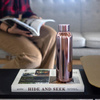 Quokka Solid - 630 ml stainless steel thermo bottle (Sleek Rose Gold)