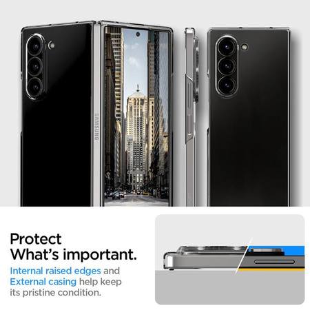 Spigen Airskin - pouzdro pro Samsung Galaxy Z Fold 6 (Crystal Clear)