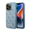 Guess 4G Metal Camera Outline Case - Coque pour iPhone 14 Pro Max (bleu)