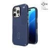Speck Presidio2 Grip ClickLock & MagSafe - iPhone 16 Pro Case (Coastal Blue / Dust Gray / White)