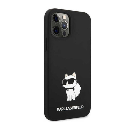 Karl Lagerfeld Silikon NFT Choupette - iPhone 12 / iPhone 12 Pro Tasche (schwarz)