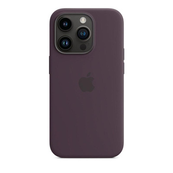 Apple Silikonhülle - Silikonhülle mit MagSafe für iPhone 14 Pro (Berry)