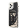 Karl Lagerfeld Liquid Glitter Gatsby - iPhone 12 / iPhone 12 Pro Tasche (schwarz)