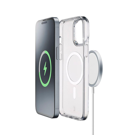 Cellularline Gloss Mag - iPhone 14 Pro MagSafe Case (Transparent)