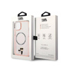 Karl Lagerfeld IML NFT Karl & Choupette MagSafe - iPhone 14 Tasche (rosa)