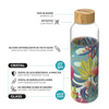Quokka Flow - Glaswasserflasche 660 ml (Tropical)