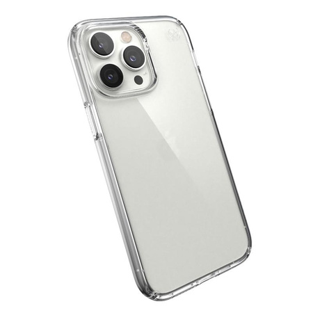 Speck Presidio Perfect-Clear - iPhone 14 Pro Max Case with MICROBAN Coating (Clear)