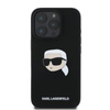 Karl Lagerfeld Silicone Karl Head Print MagSafe – Pouzdro iPhone 16 Pro Max (černé)
