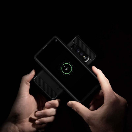 Spigen Rugged Armor - Étui pour Samsung Galaxy S10 (Noir)