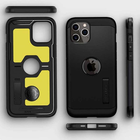 Spigen Tough Armor - pouzdro pro iPhone 12 / iPhone 12 Pro (černé)