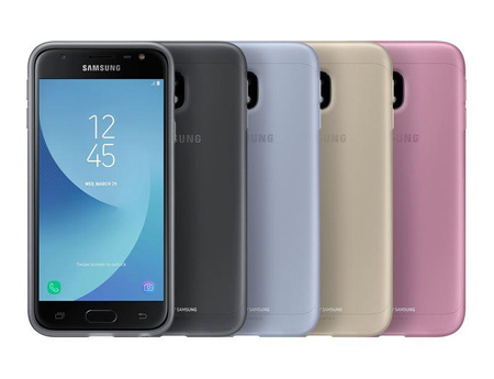 Samsung Jelly Cover - Étui Samsung Galaxy J3 (2017) (noir)