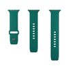 PURO ICON - Elasztikus szíj Apple Watch 38/40/41/42 mm-es órához (S/M & M/L) (Jade)