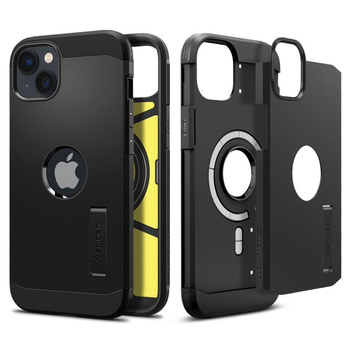 Spigen Tough Armor MagFit - Étui MagSafe pour iPhone 14 Plus (Noir)