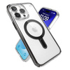 Speck Presidio Perfect-Clear ClickLock & Magsafe - pouzdro pro iPhone 15 Pro Max (Clear / Frosted Black / Slate Grey)