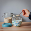 Quokka Bubble Food Jar - Dóza na potraviny / krabička na oběd 770 ml (Akvarelové listy)