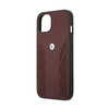 BMW Leather Curve Perforate HC - Etui iPhone 13 mini (rouge)